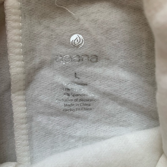 Apana White Turtleneck Sweater L - Picture 3 of 6